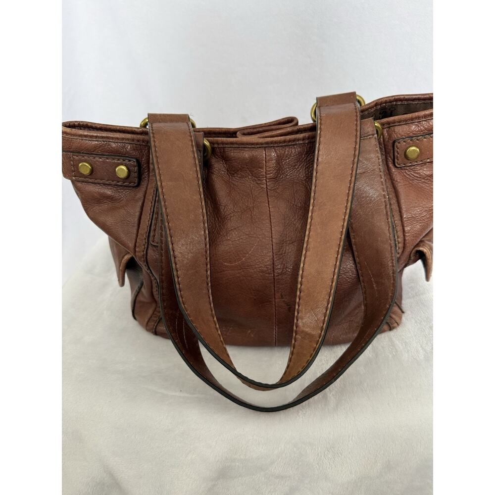 Fossil Long Live Vintage Brown Leather Shoulder Bag - Picture 4 of 14